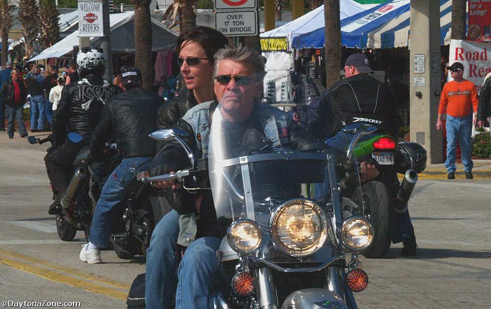 Bikers Gathering it in Daytona Beach