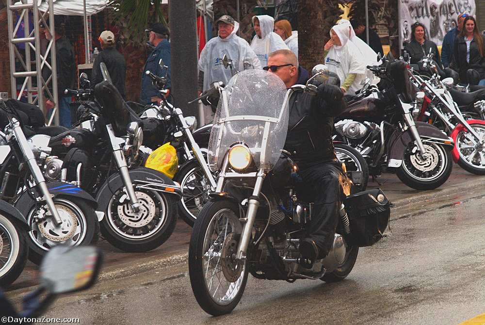 Biker amongst Motorcycles