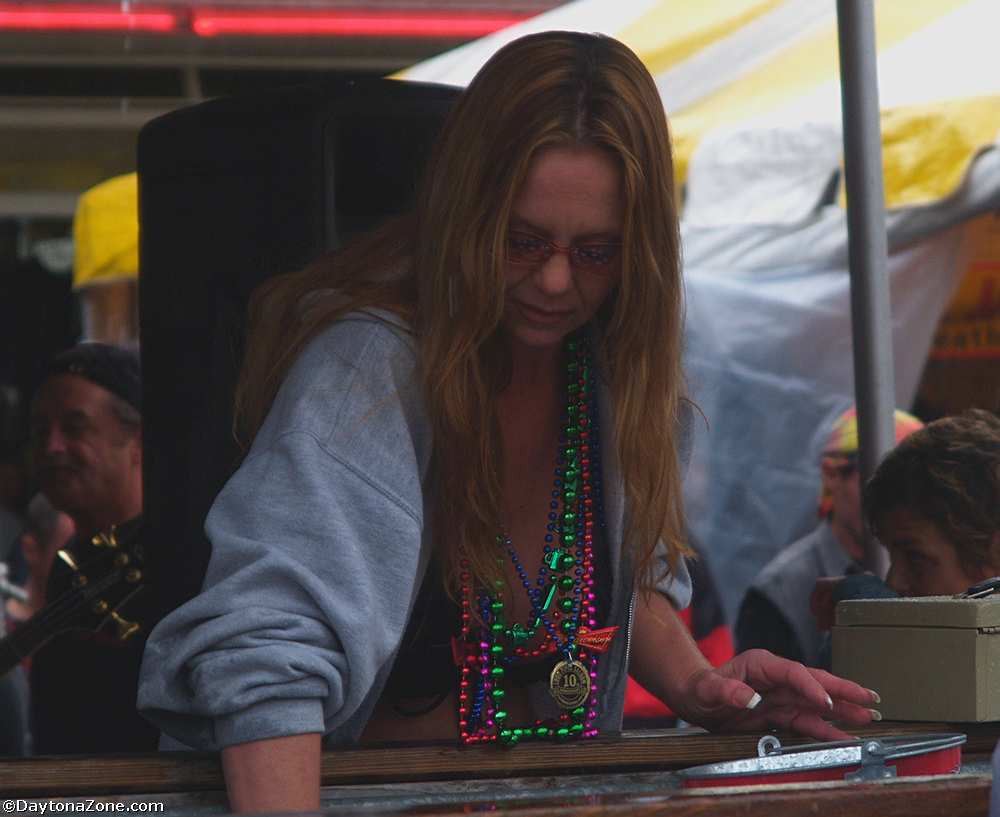 Beads on Woman