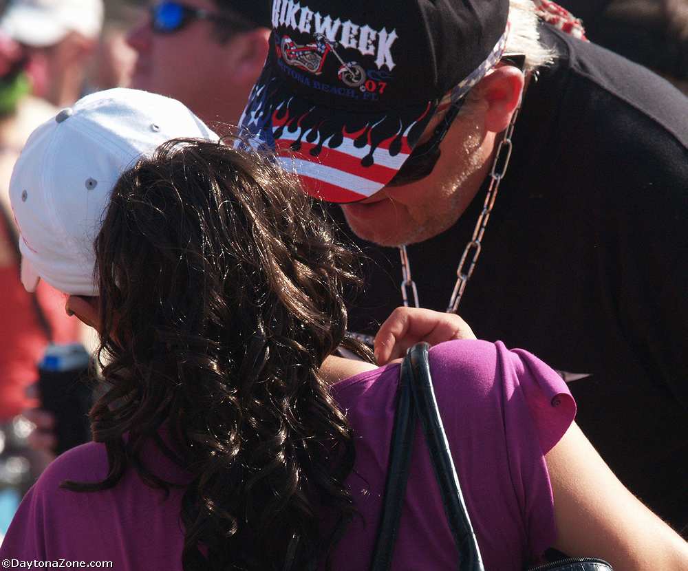 Guy in Bikeweek Cap