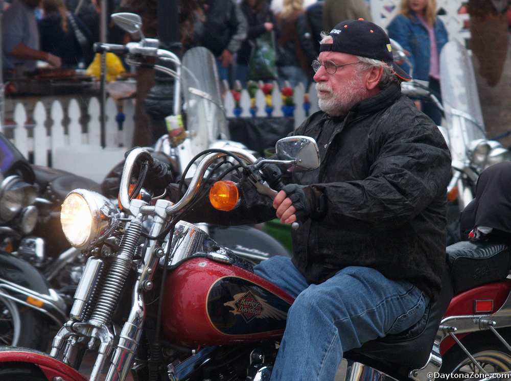 Harley in the Rain