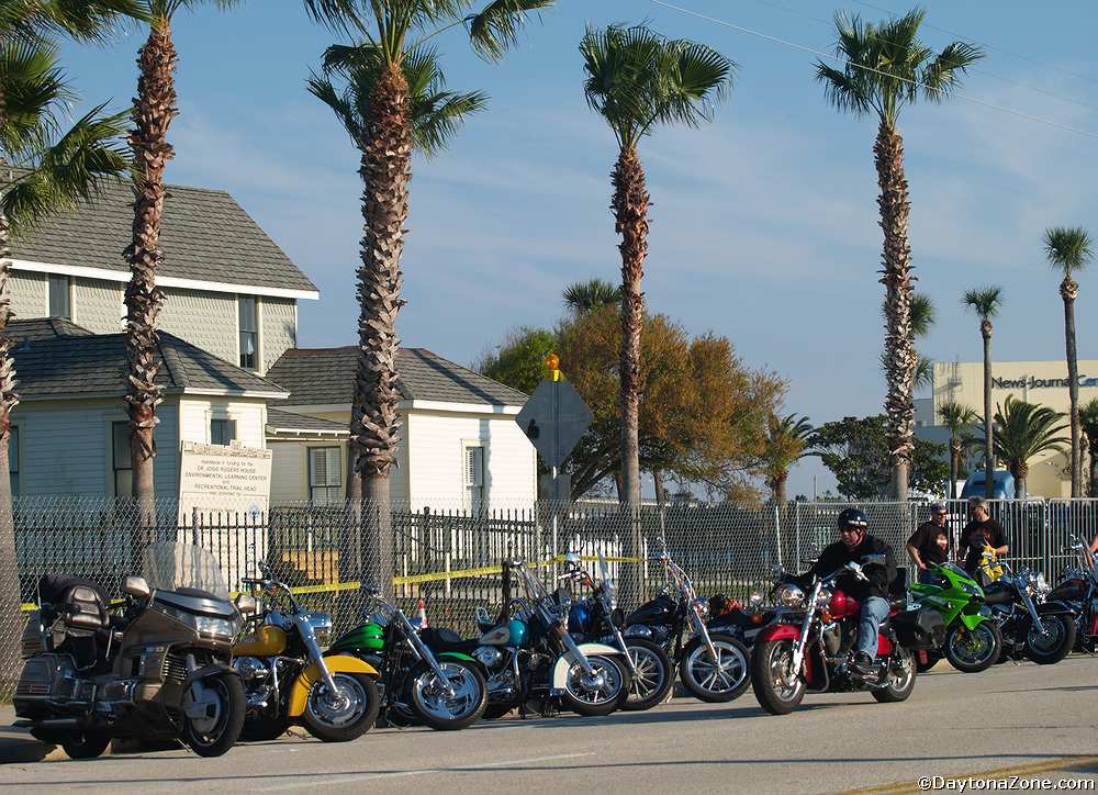 Bikes at Daytona Beach