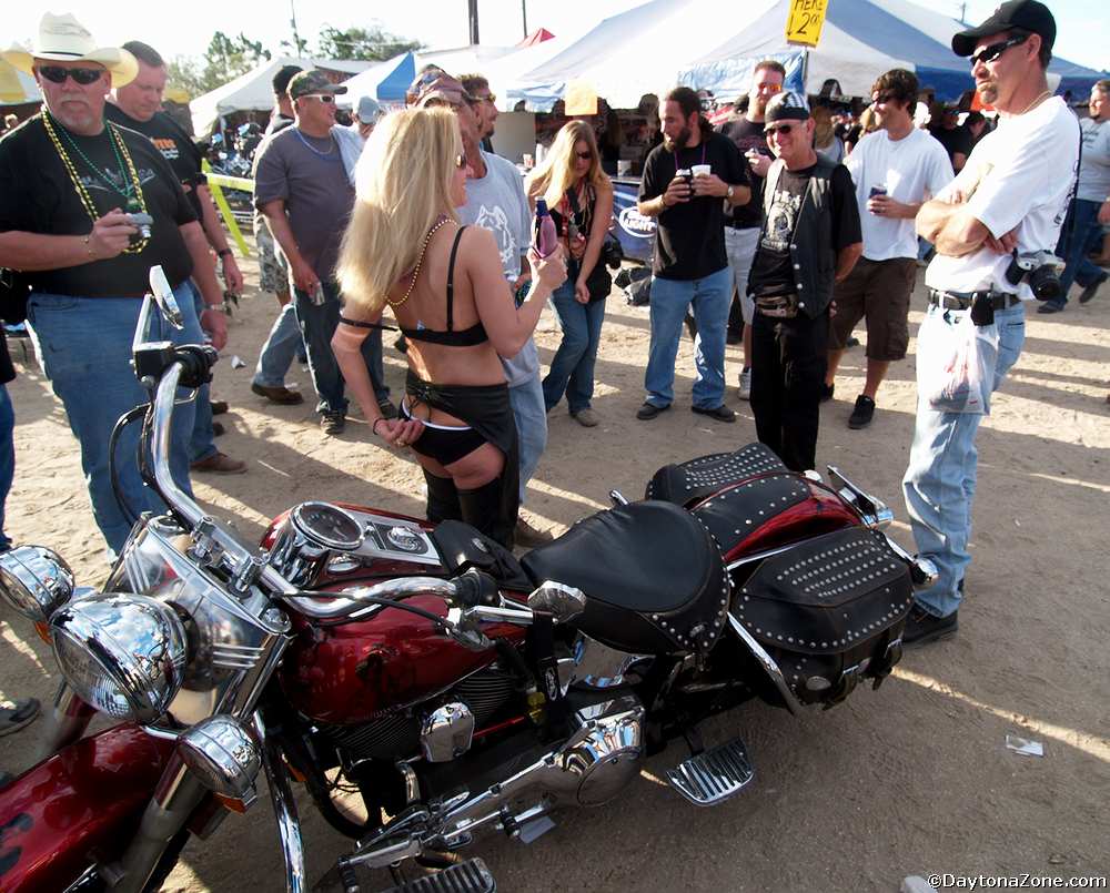 Visiting at Bike Week