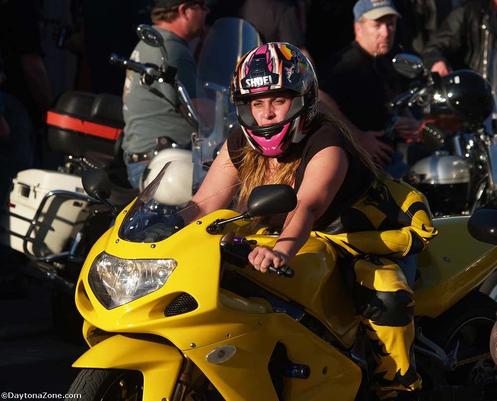 Colorful Bike and Shoei Helmet